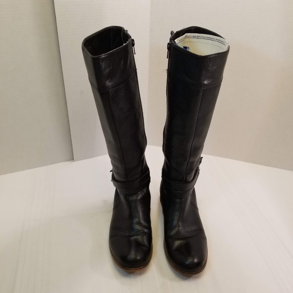 EUC Lands Ends Leather Riding Boots Size 9B - Picture 2 of 8